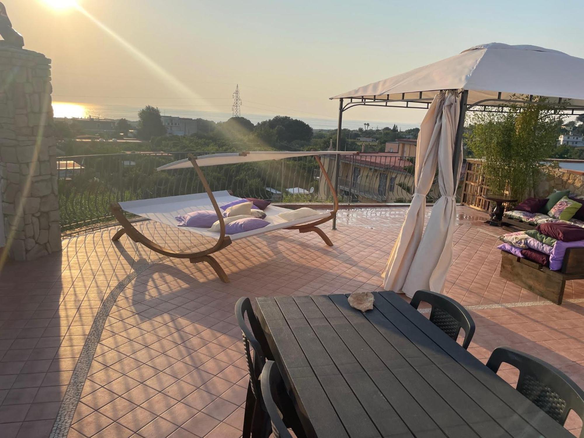 Domus Parva - Villa Con Bio-Piscina, Spa Privata E Appartamenti Panoramici Bacoli Exteriör bild